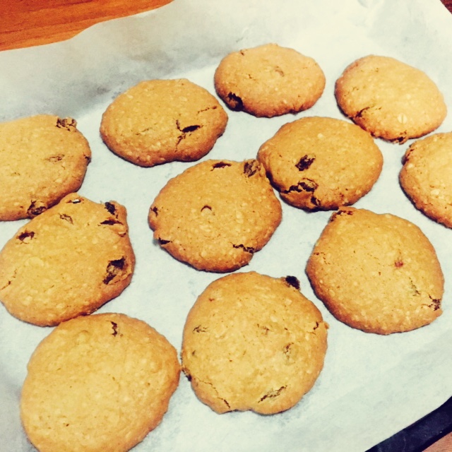 燕麦葡萄干饼干