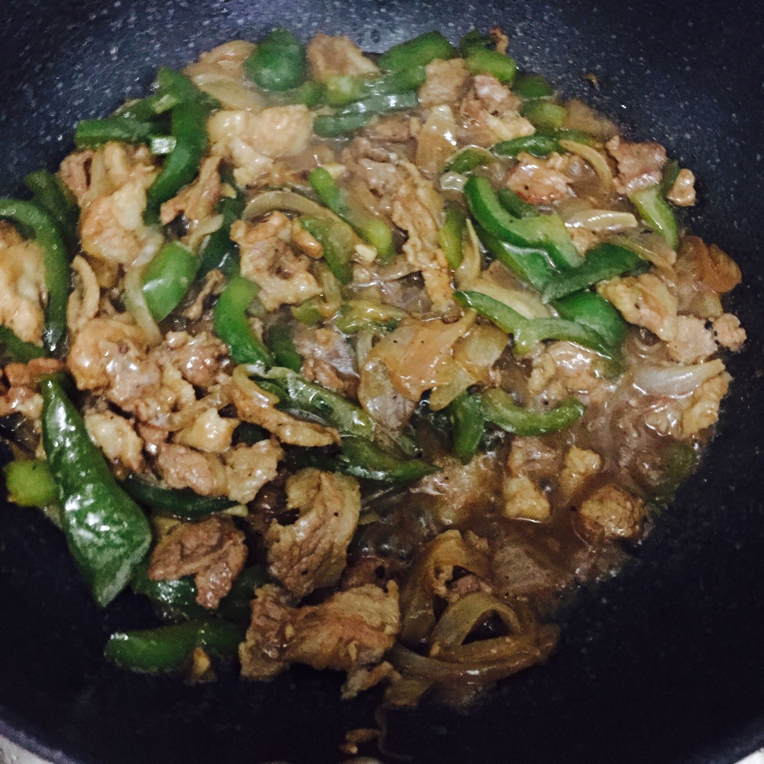 黑椒洋葱炒猪肉