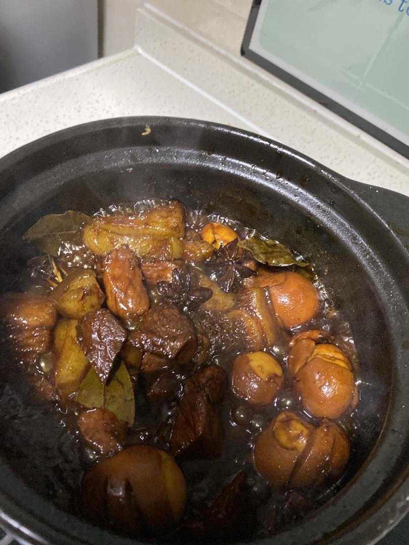 五花肉烧蛋