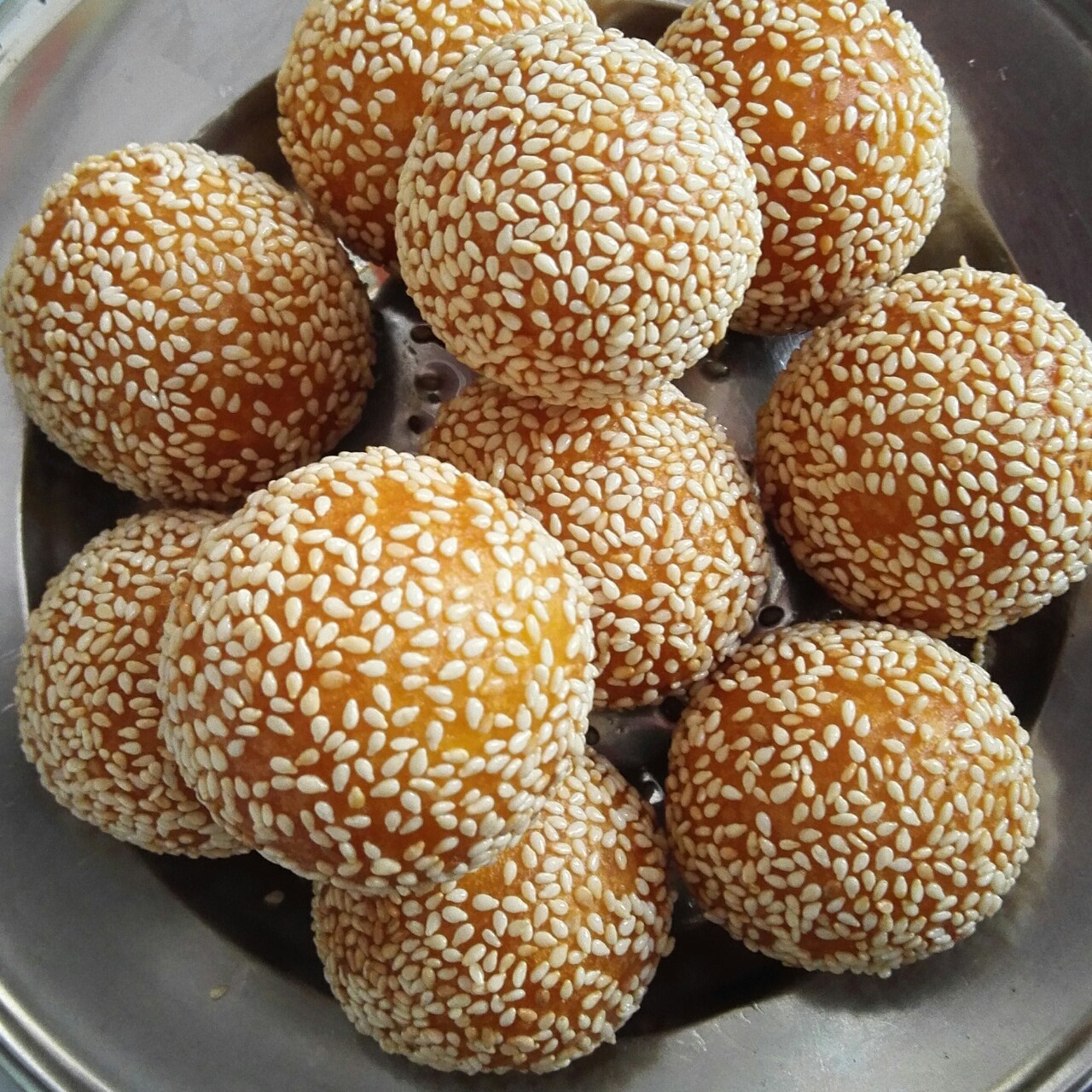 黄金球之一（南瓜芝麻球）