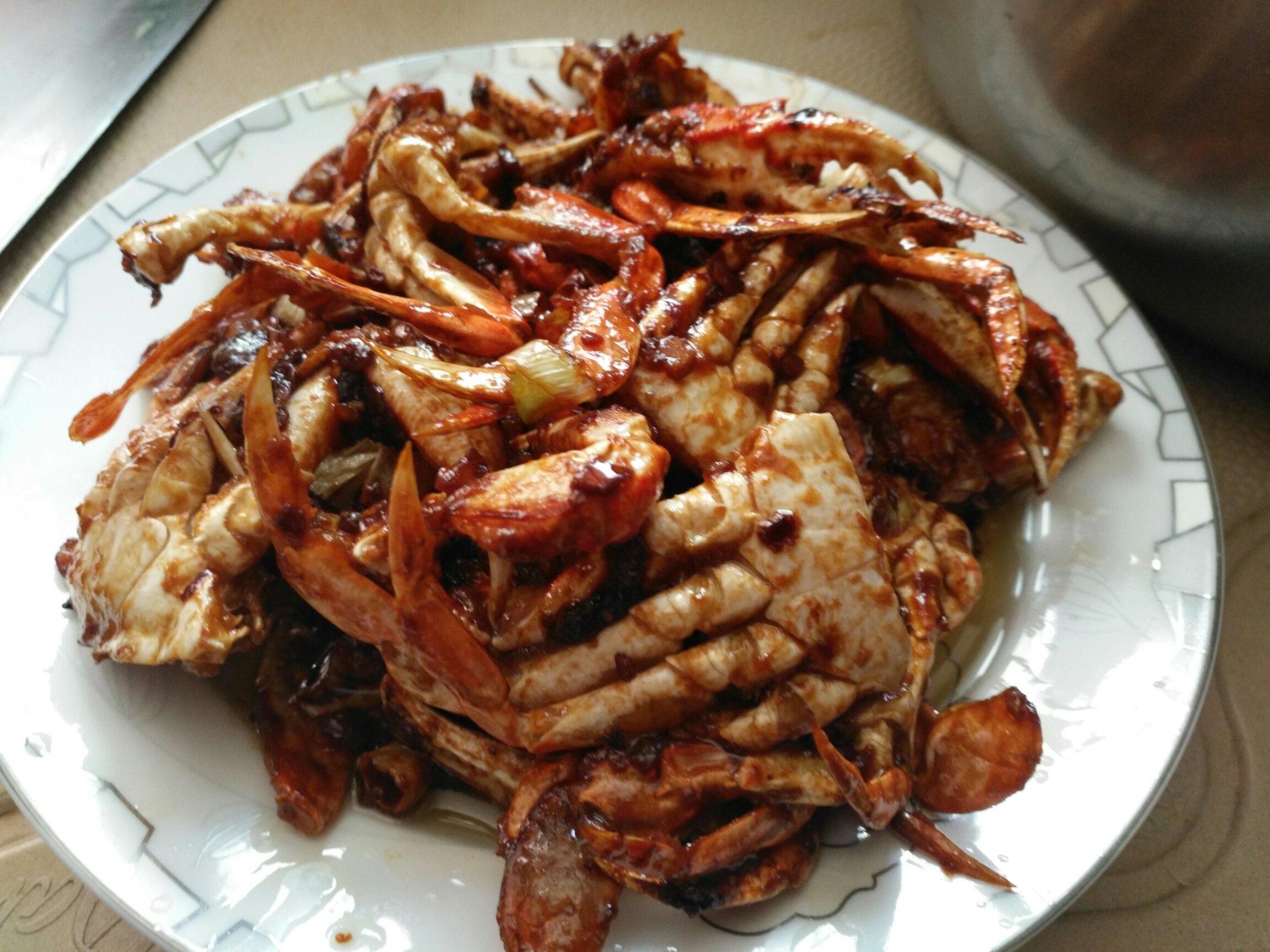 香炒海蟹的做法