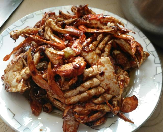 香炒海蟹的做法