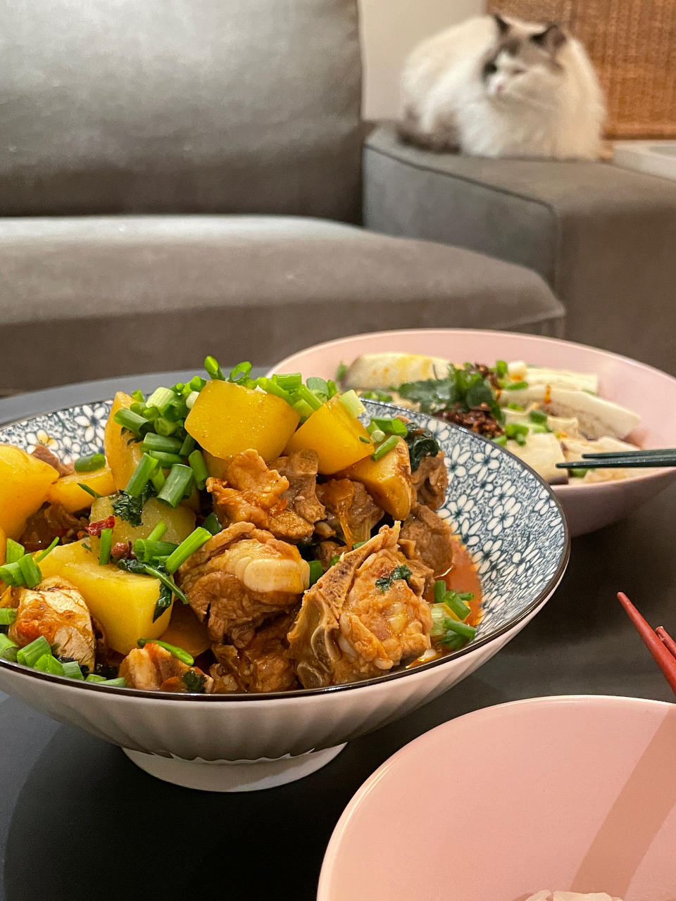 土豆烧排骨