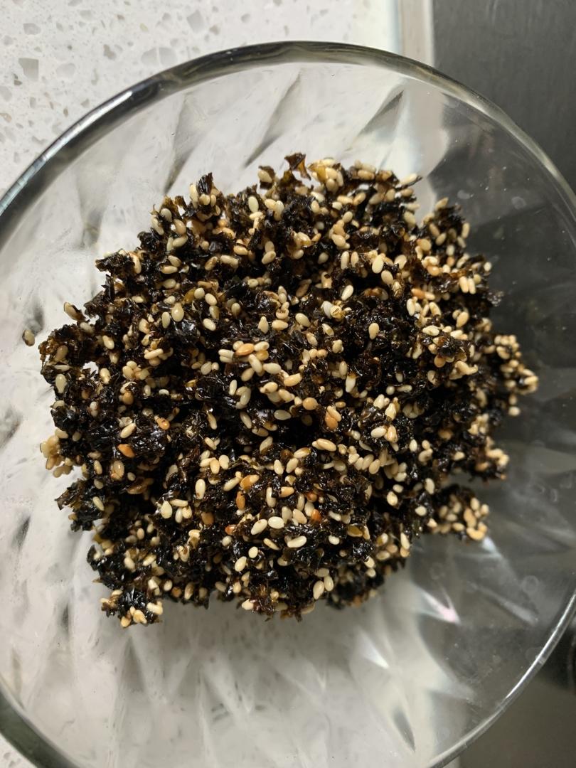 用紫菜做海苔【芝麻海苔碎】超级简单