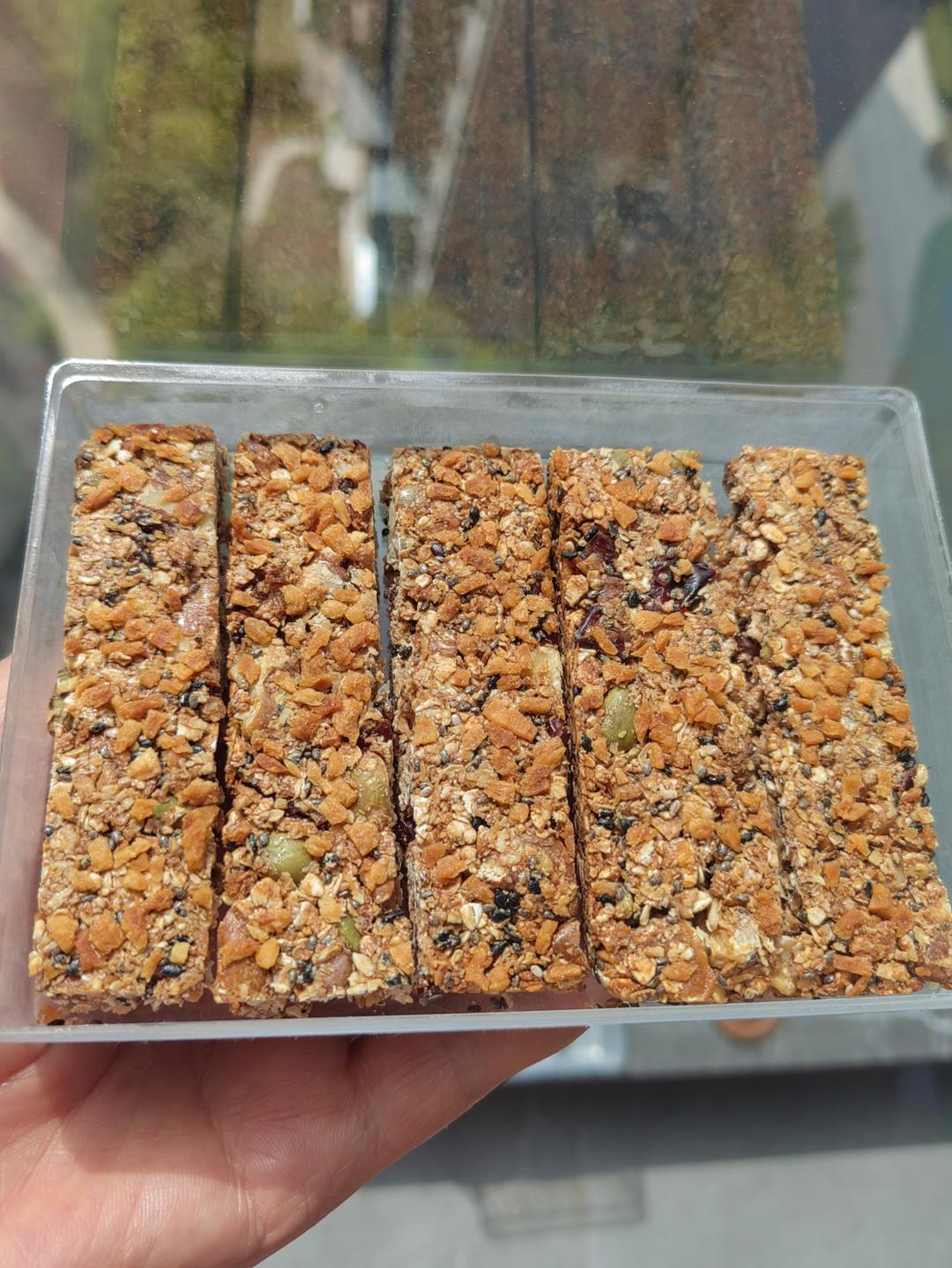 燕麦能量棒减脂期代餐零食