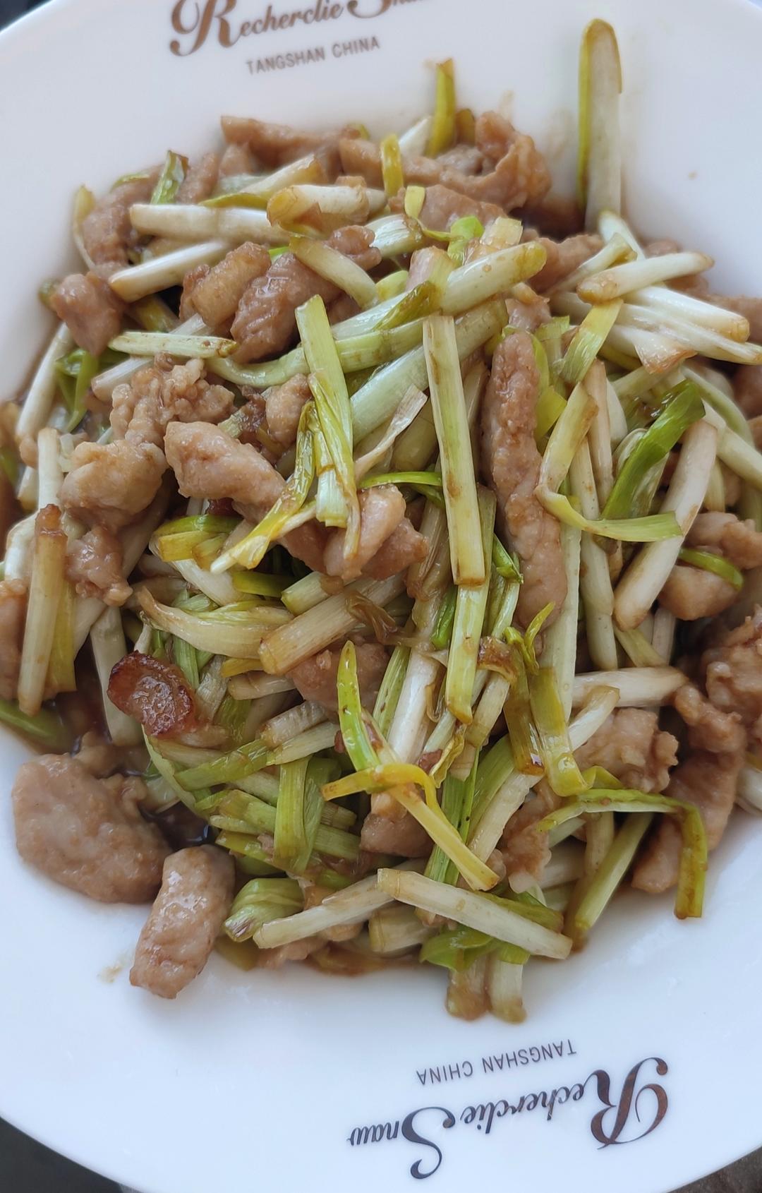 最好吃的韭黄炒肉