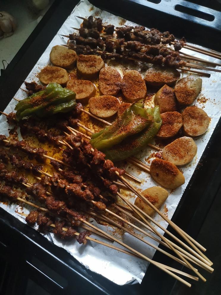 自制羊肉串