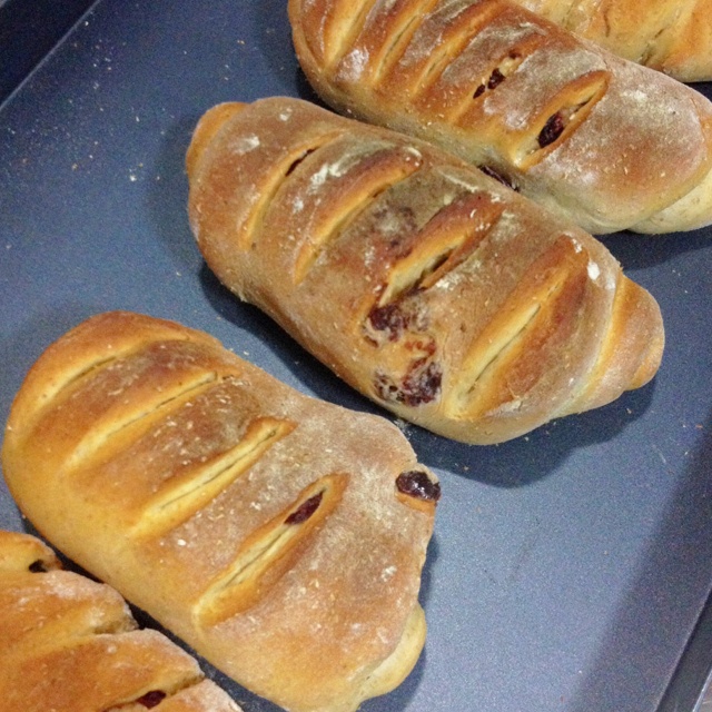 蔓越莓全麦黑糖面包