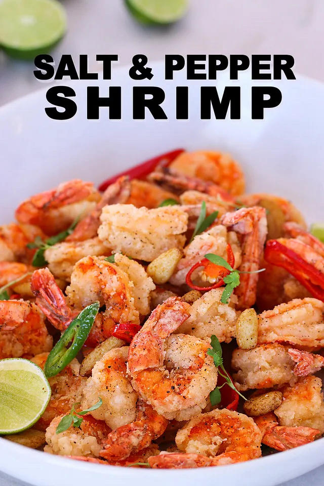 Salt pepper shrimp 椒盐虾的做法