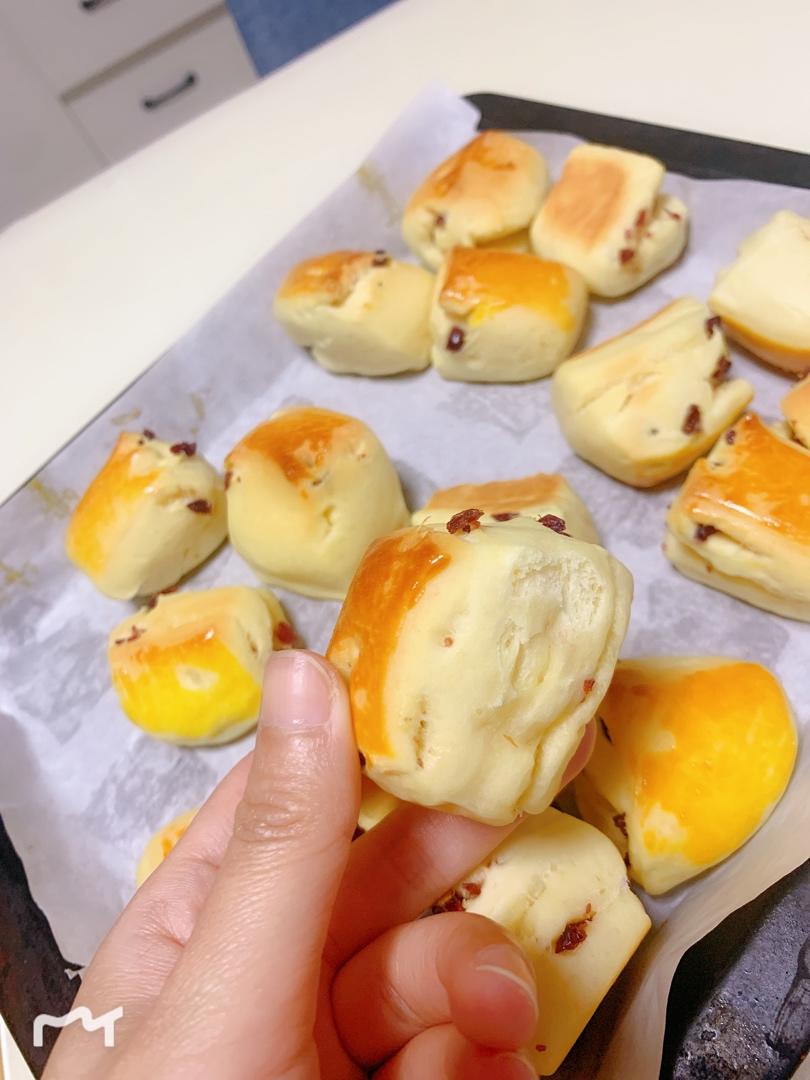 蔓越莓优格小面包块