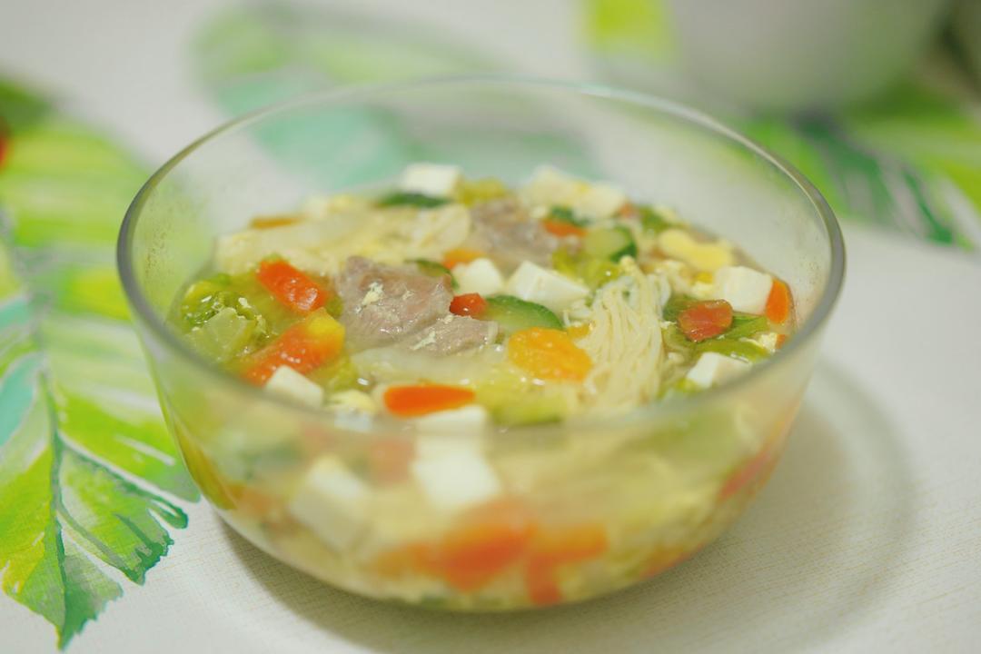 低卡高蛋白番茄豆腐汤