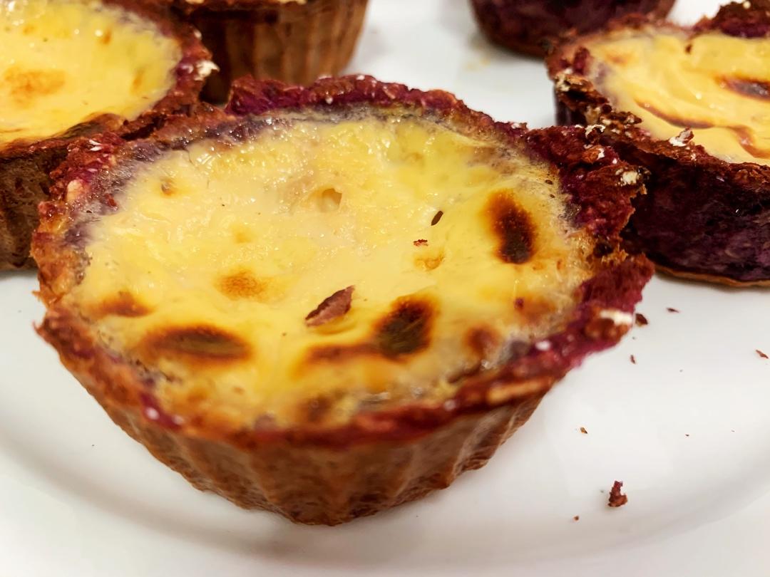 减脂期解馋红薯燕麦蛋挞