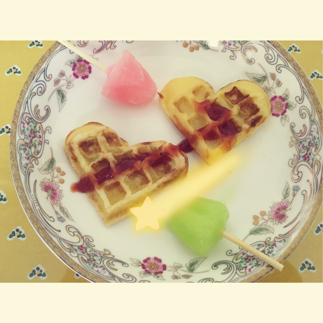 抹茶华夫饼