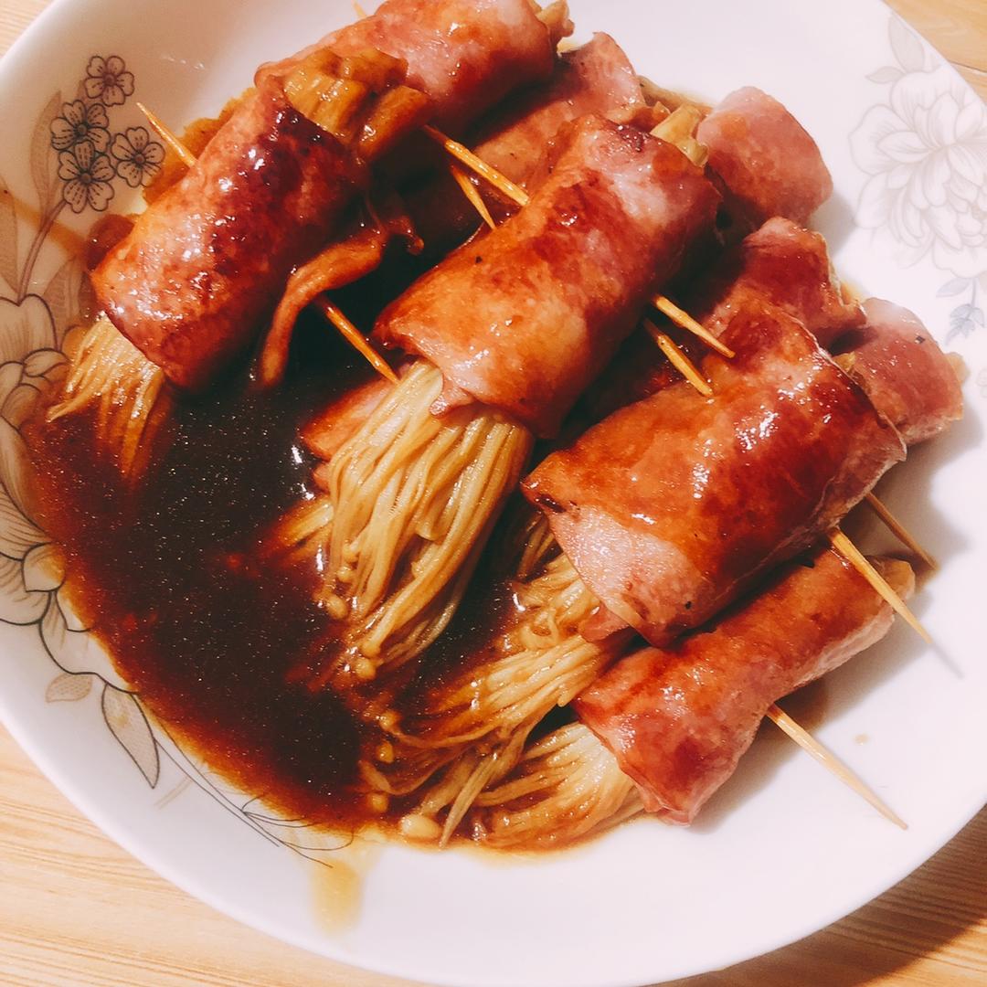 金针菇培根卷