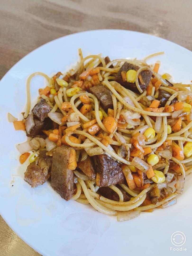比餐厅好吃的黑椒牛柳意面🍝零失败简单教程