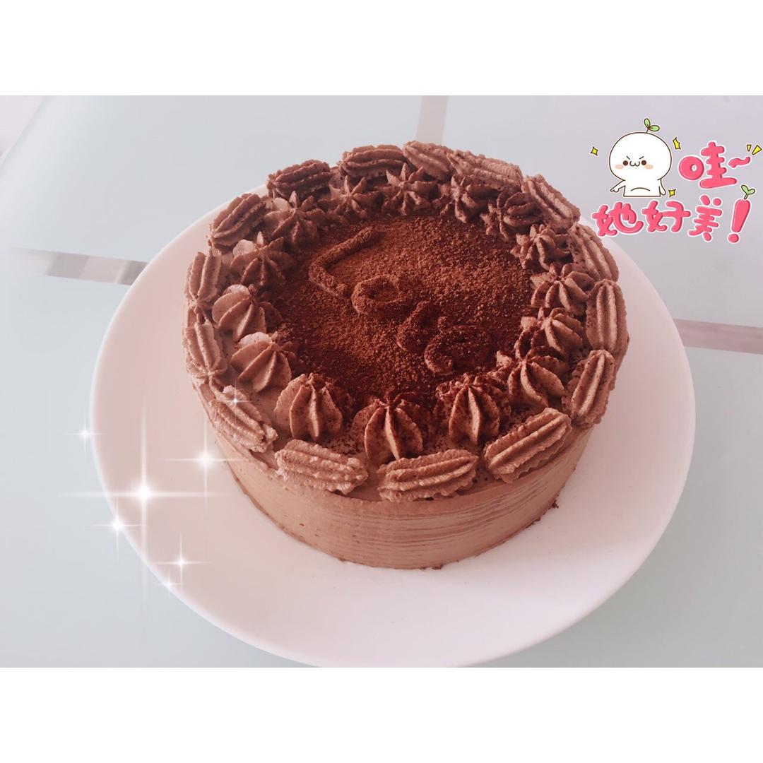 巧克力奶油蛋糕