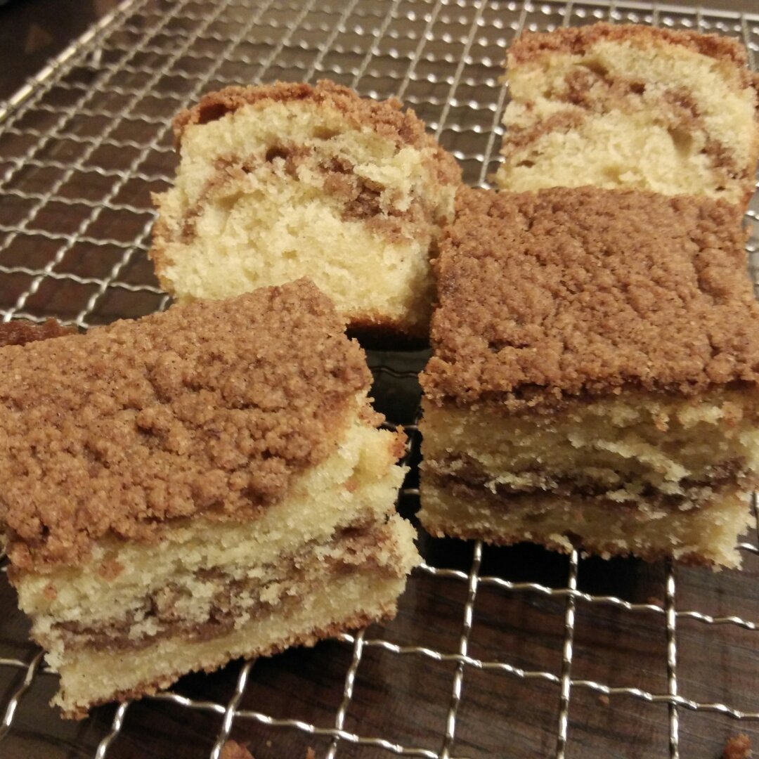 美式肉桂红糖酥粒咖啡蛋糕