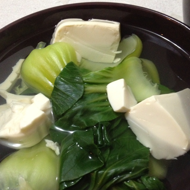 青菜豆腐汤