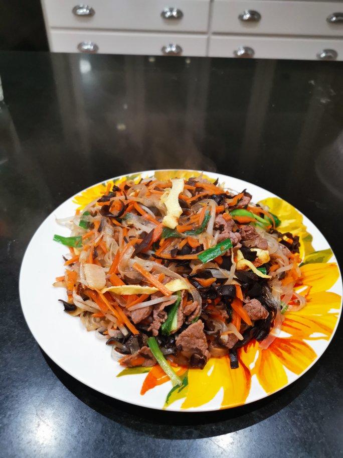 堂妈小厨——简易韩式炒杂菜