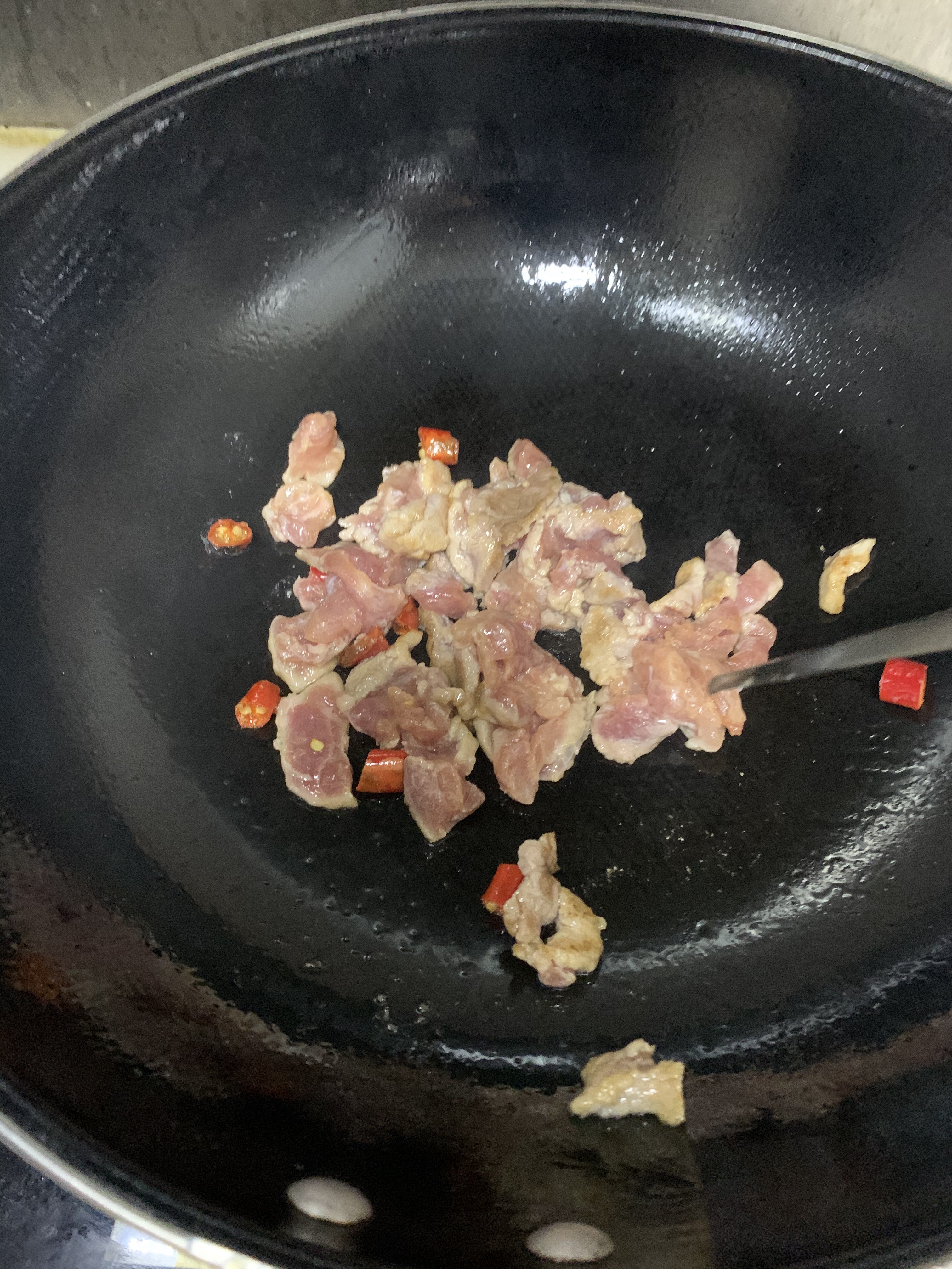 青瓜炒肉的做法 步骤8