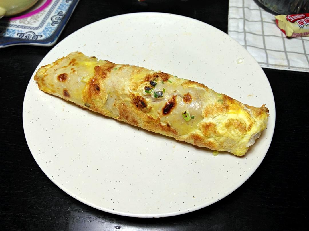 手残党ramona做的早餐鸡蛋饼