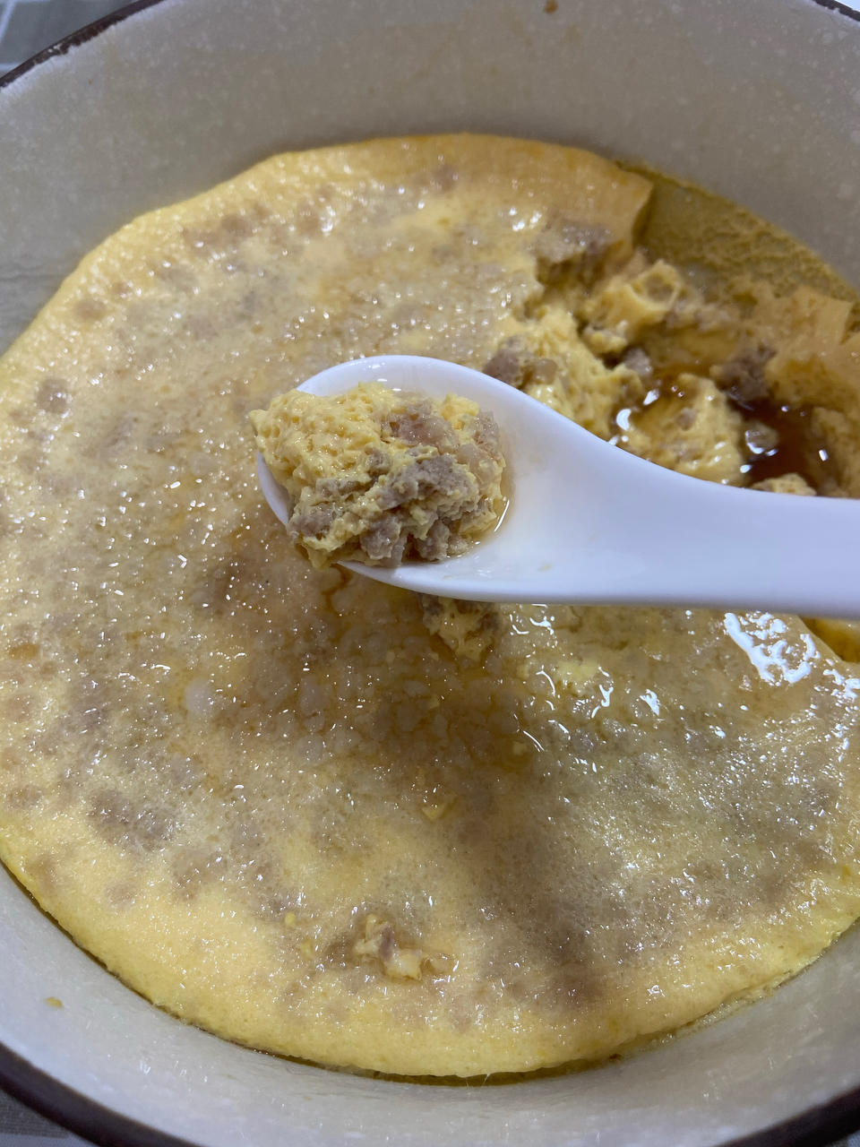 最好吃的肉糜炖蛋