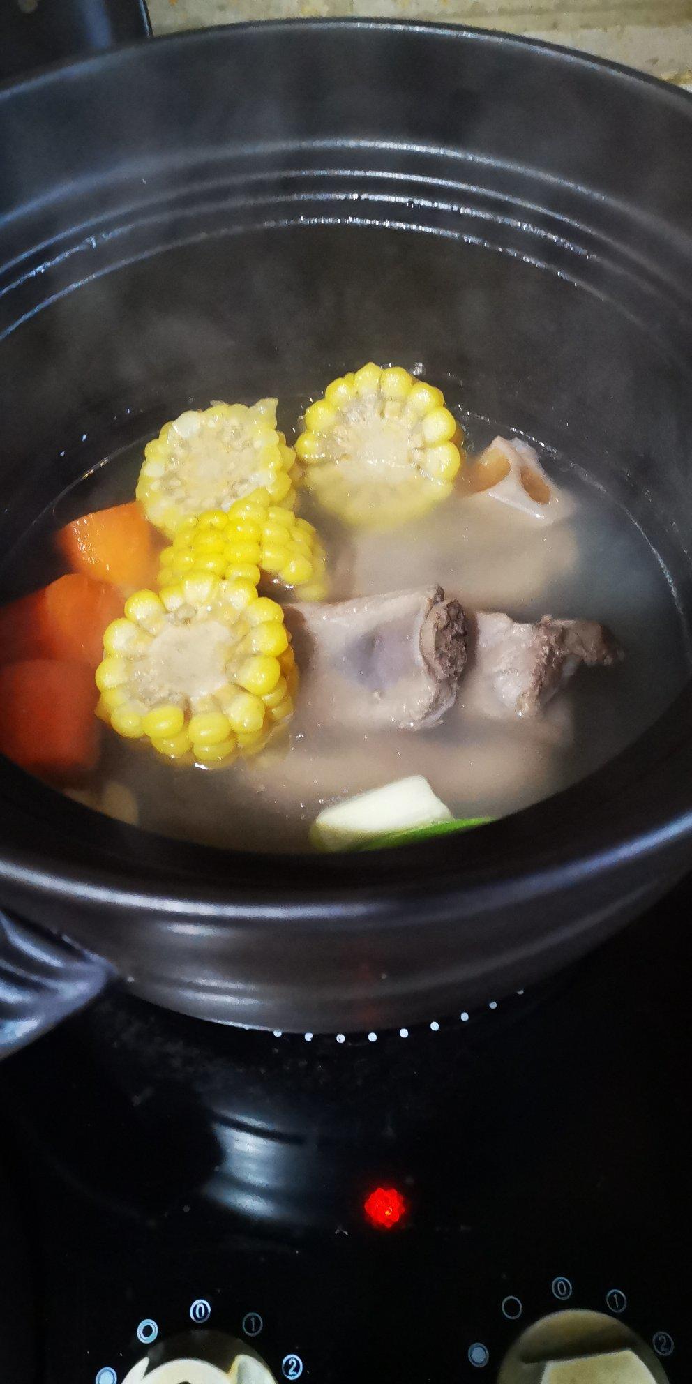 胡萝卜莲藕排骨汤  宝宝辅食，鲜甜营养好搭档