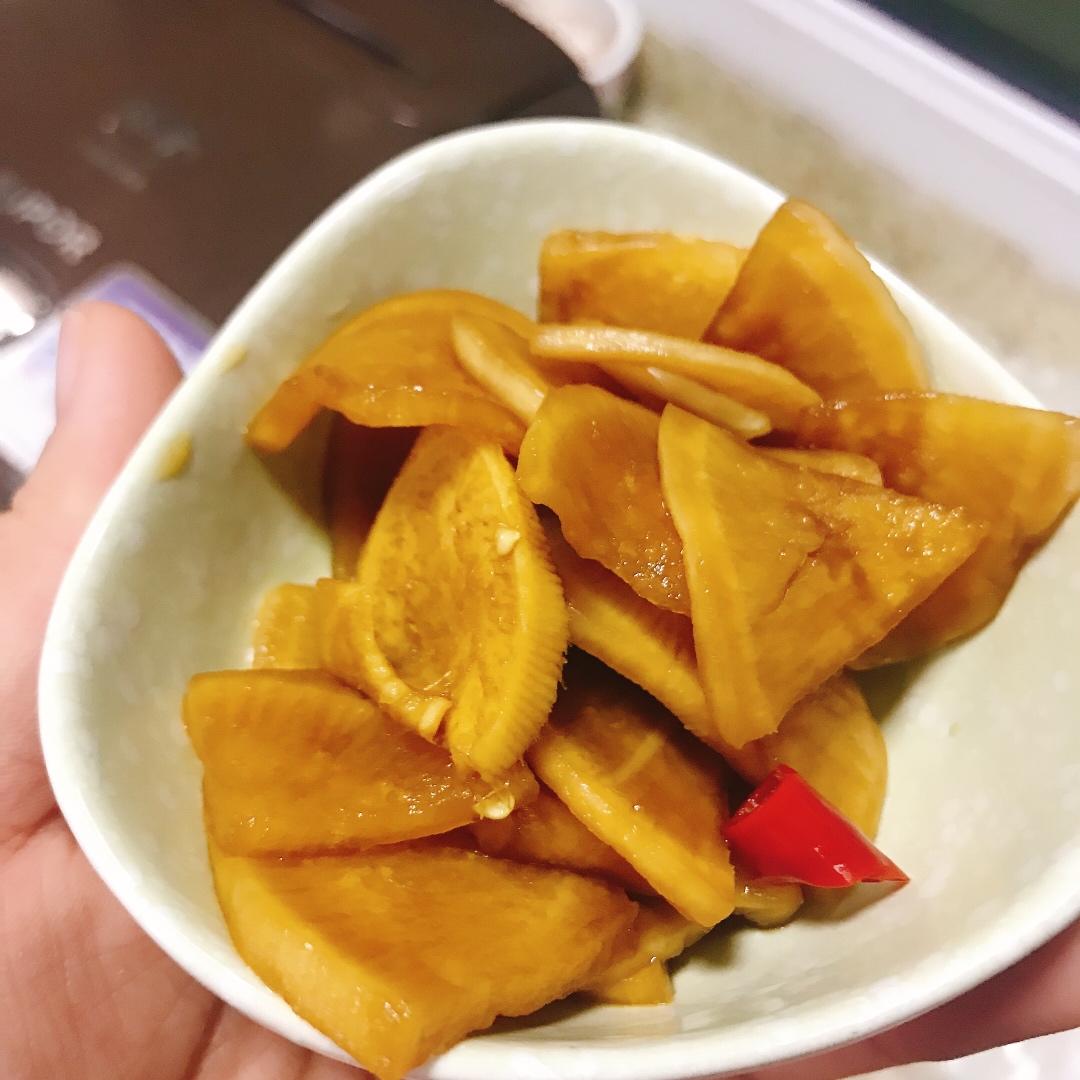 三步爽口酸酸辣辣腌萝卜片小咸菜