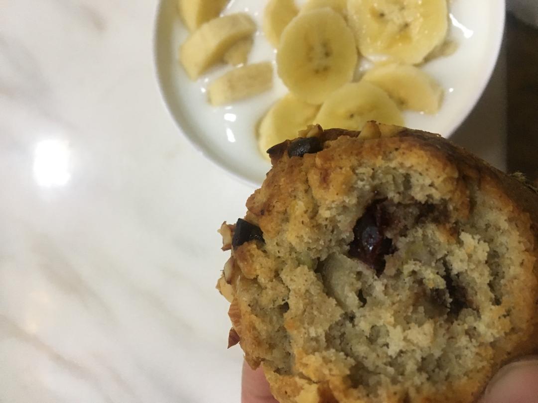 软心乳酪香蕉马芬<Banana Cream Cheese Muffins>