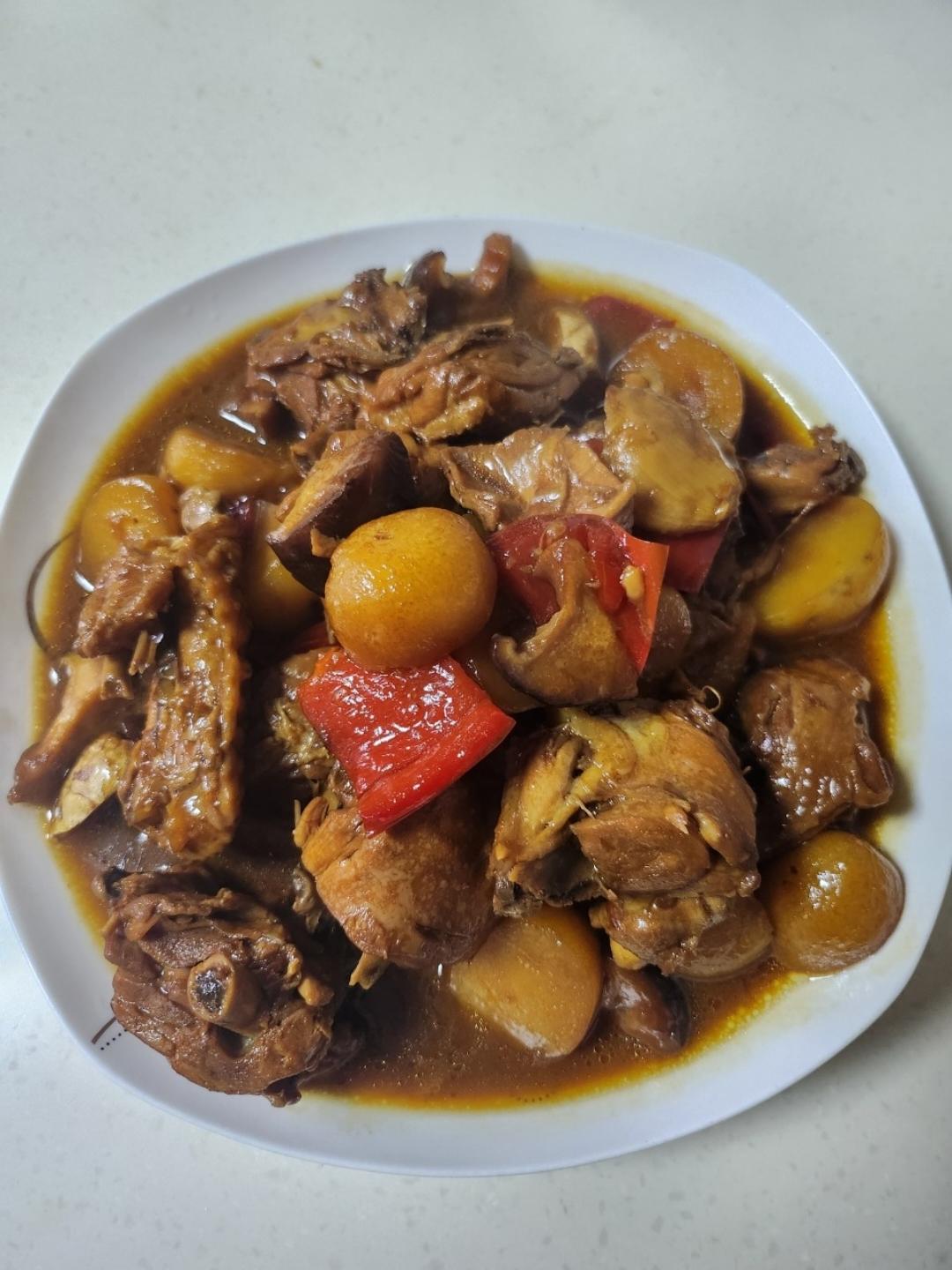 外卖第一名，简单在家做|黄焖鸡米饭