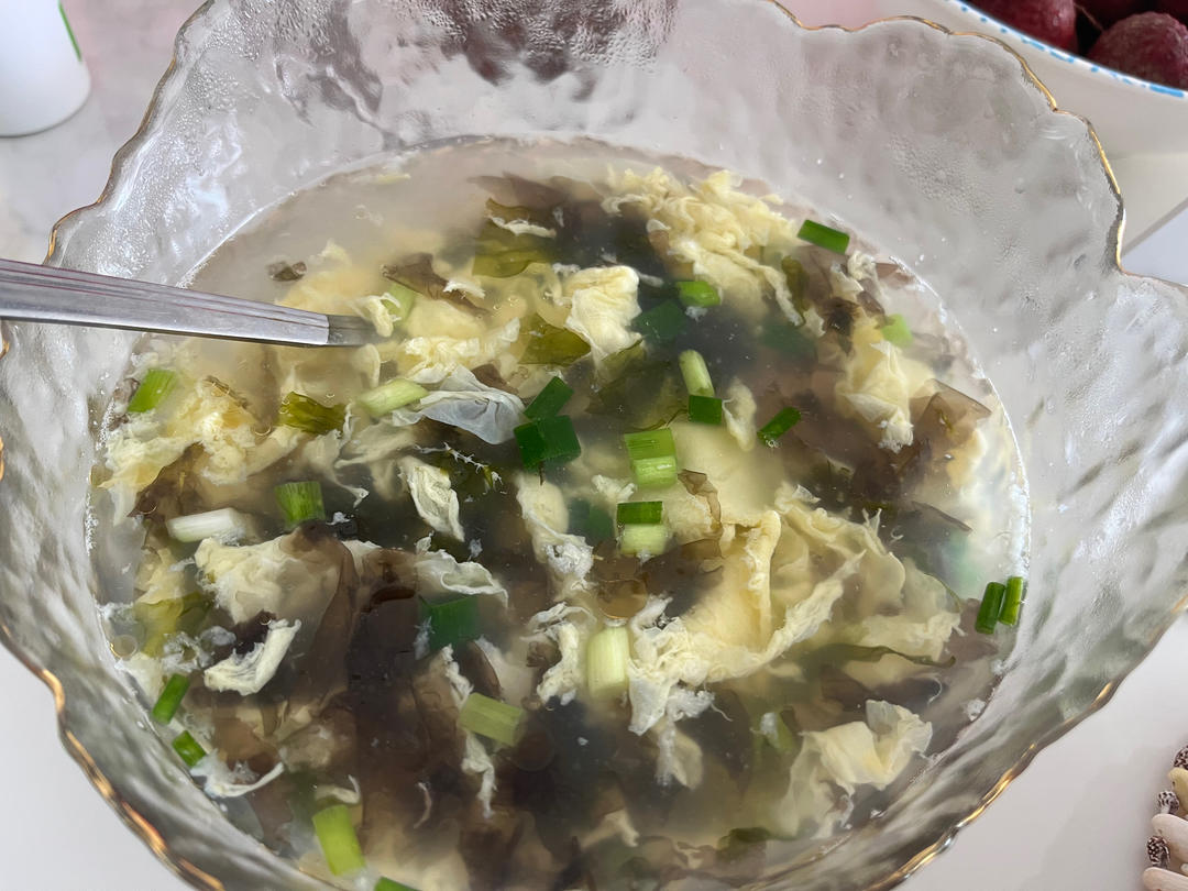 最鲜美好喝的「紫菜蛋花汤」