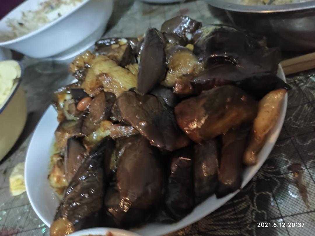 老丁的私房菜-油焖茄子