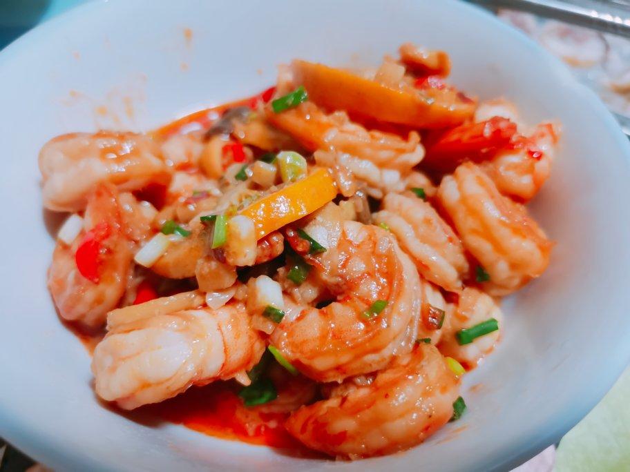 柠檬干锅虾￨超级入味