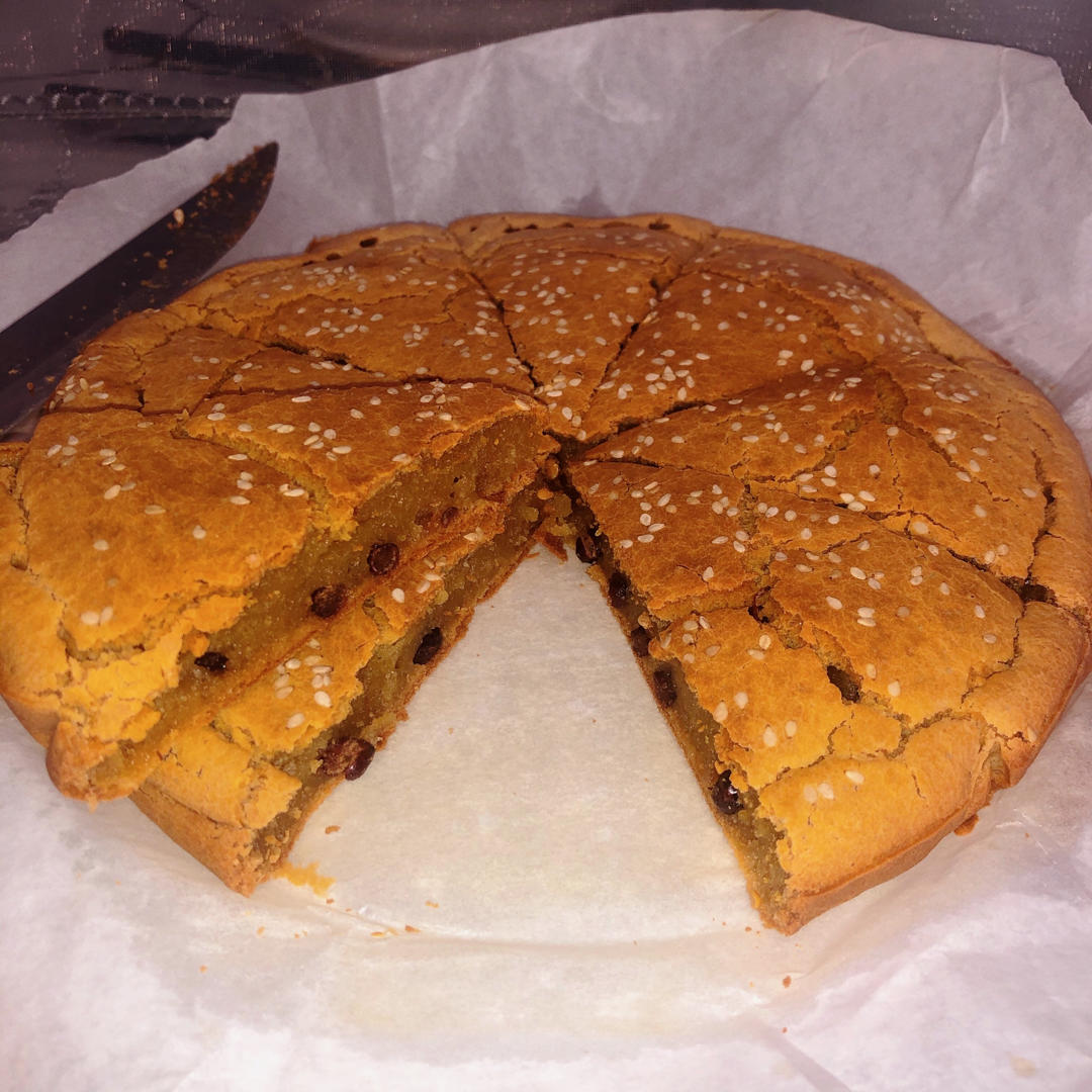 蔓越莓烤年糕（糯米粉版）