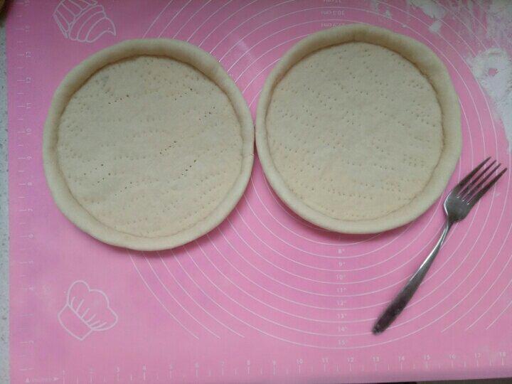 八寸披萨饼皮（四个）制作