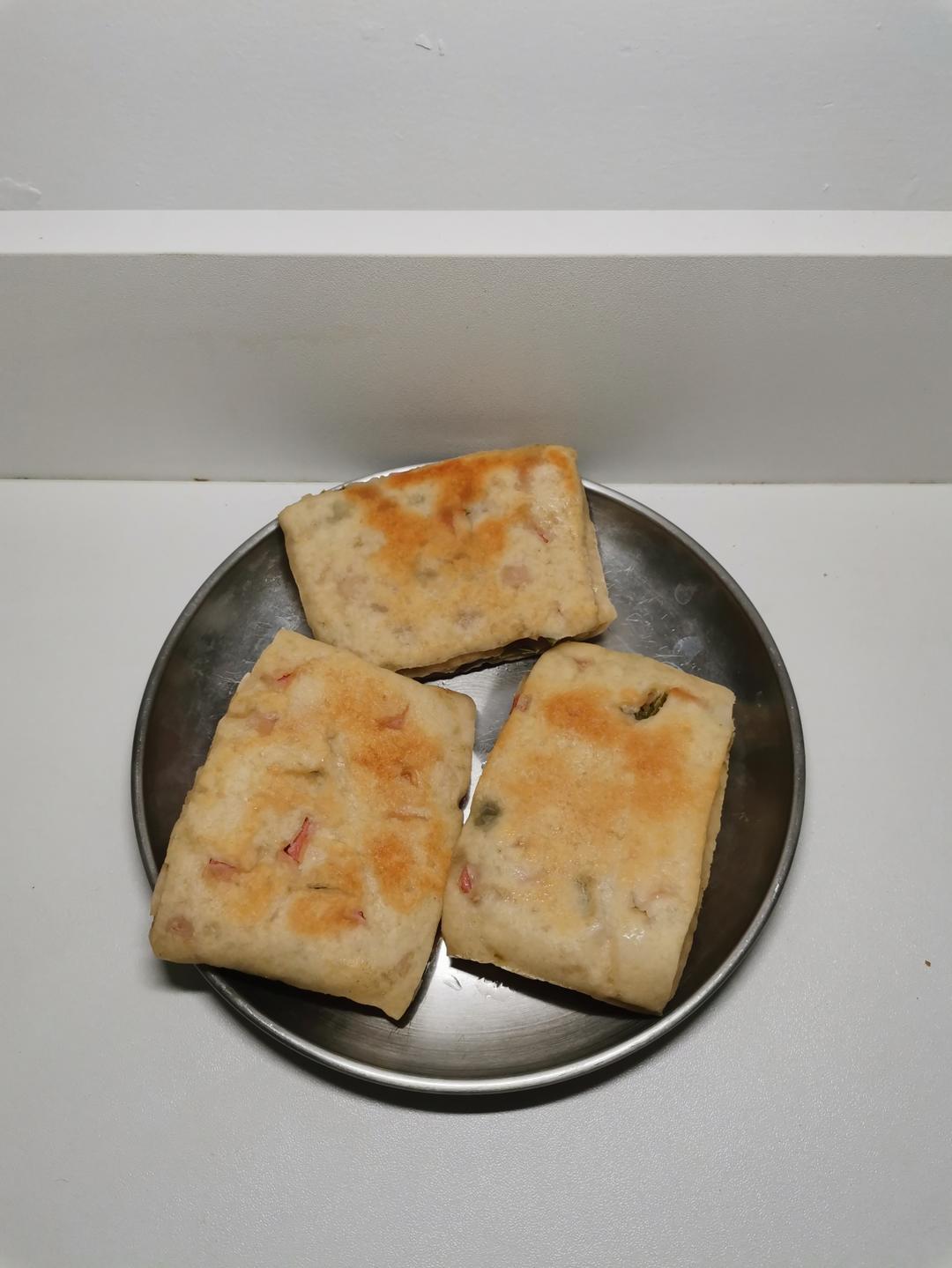 青椒火腿饼