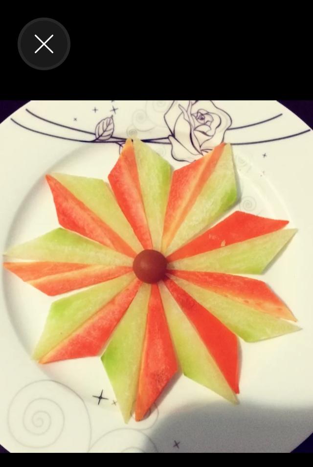 粟仓做的双色萝卜花