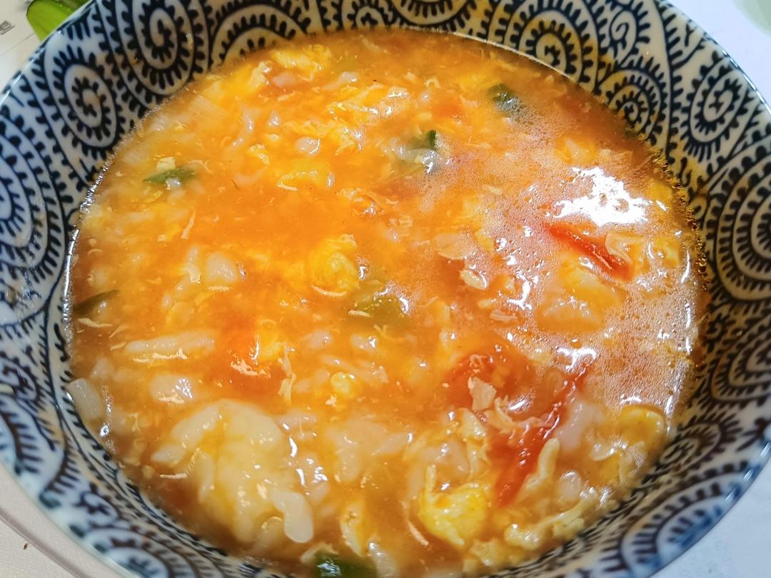 西红柿鸡蛋疙瘩汤