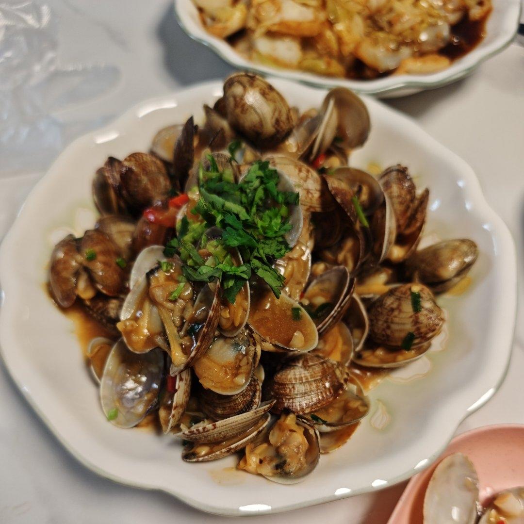 5分钟快手菜❗️秒杀路边摊爆炒花甲～好吃到爆