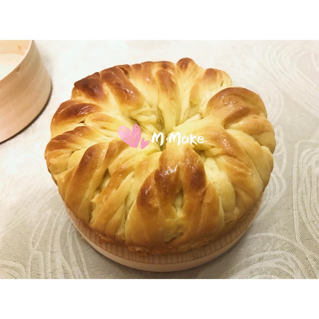 手撕千层花朵面包
