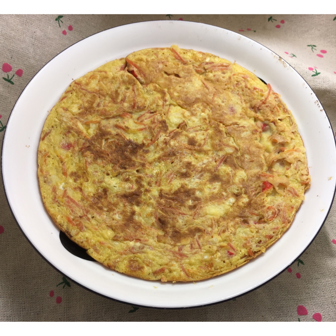 胡萝卜鸡蛋饼
