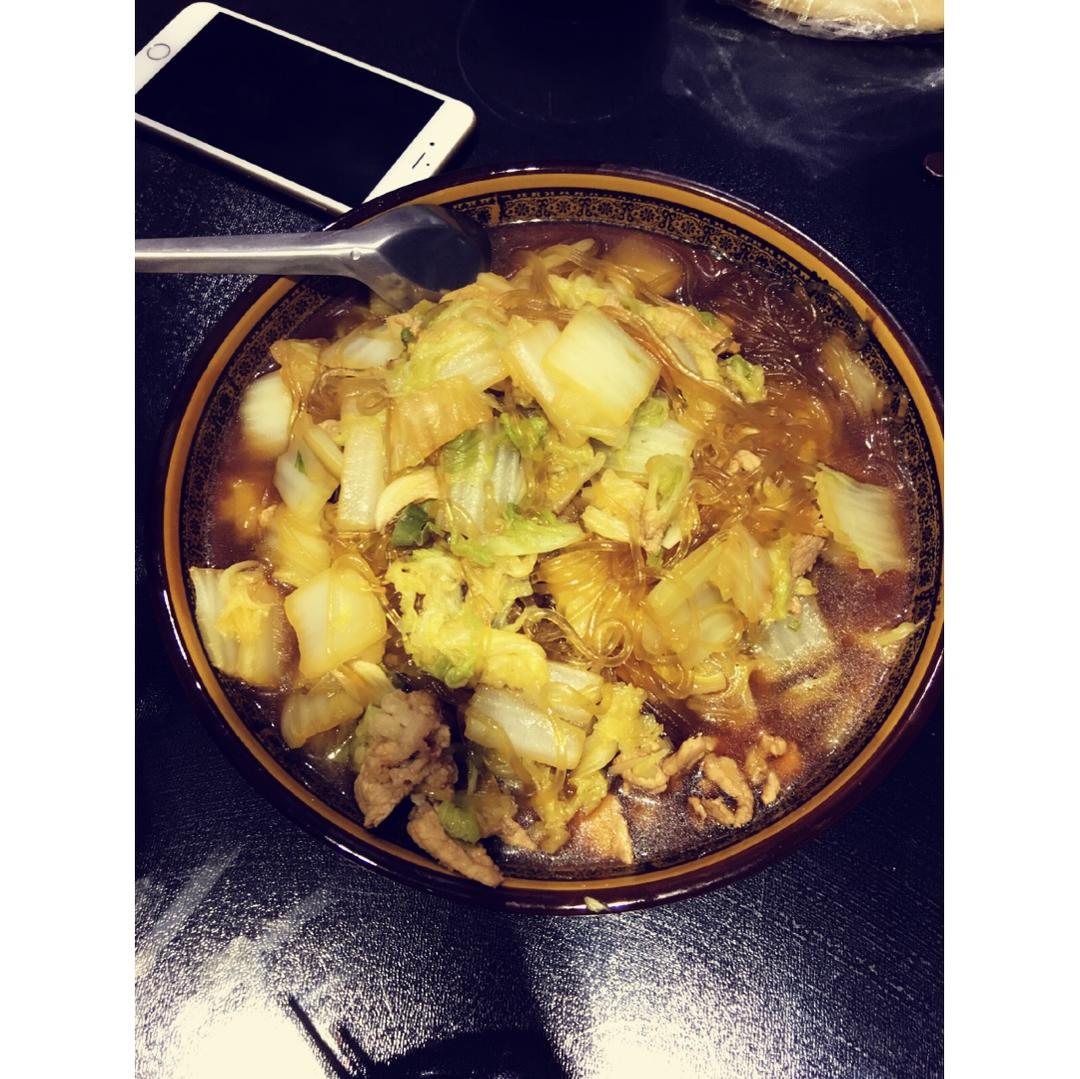 猪肉白菜炖粉条
