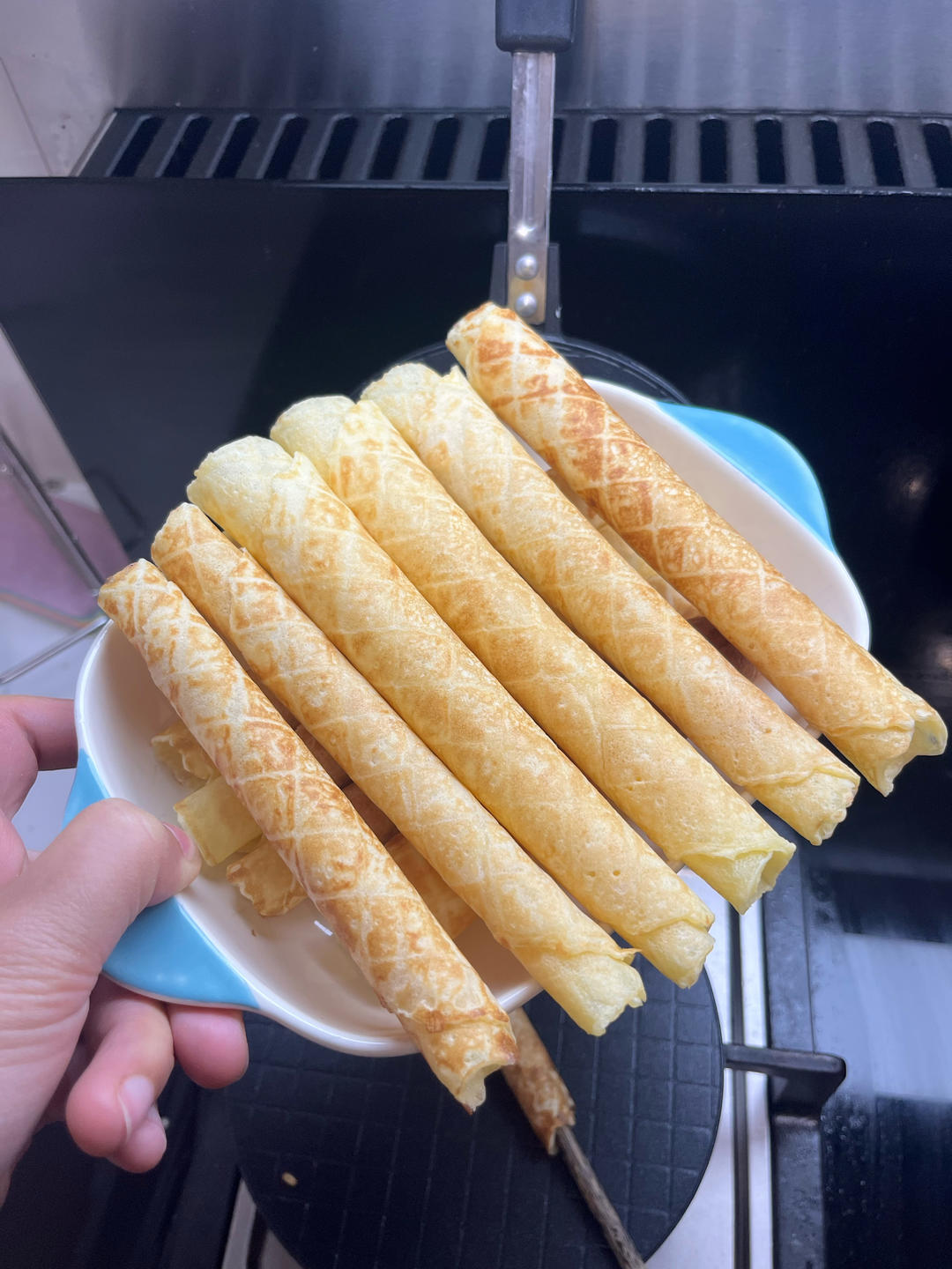 鸡蛋卷 脆皮蛋筒 冰淇淋绝配脆脆脆 无黄油不打发材料简单