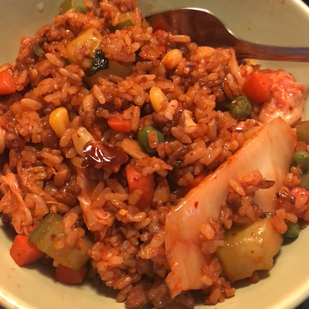 酱油素炒饭