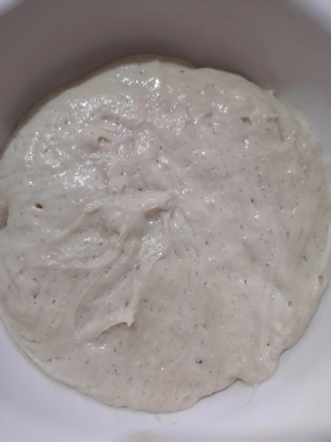 无油无糖山东纯老面馒头不加干酵母一次发酵 紧实有嚼劲 天然酵母面肥酵子带造型视频