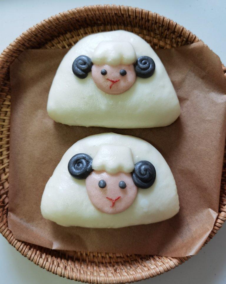 小羊馒头夹饼