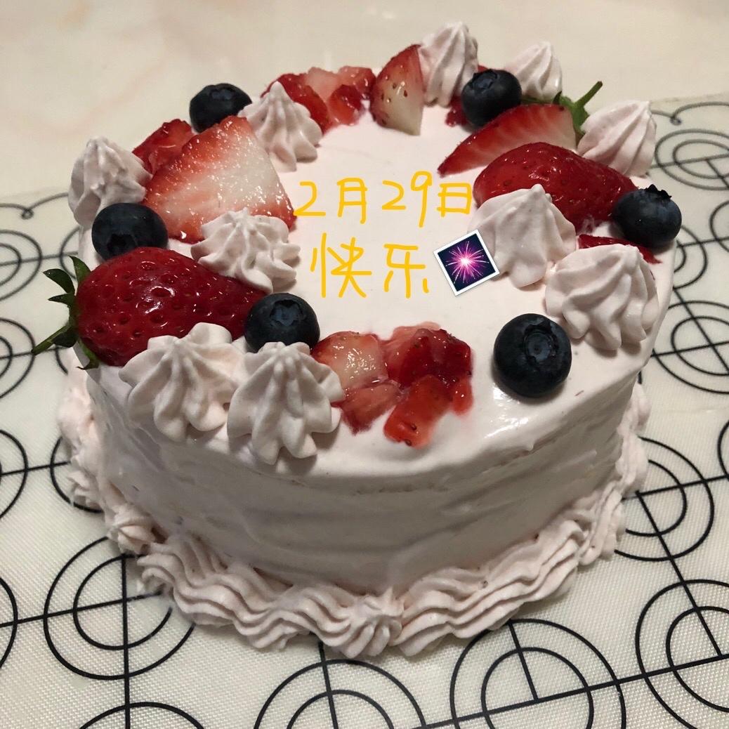 草莓蛋糕（自制草莓酱）