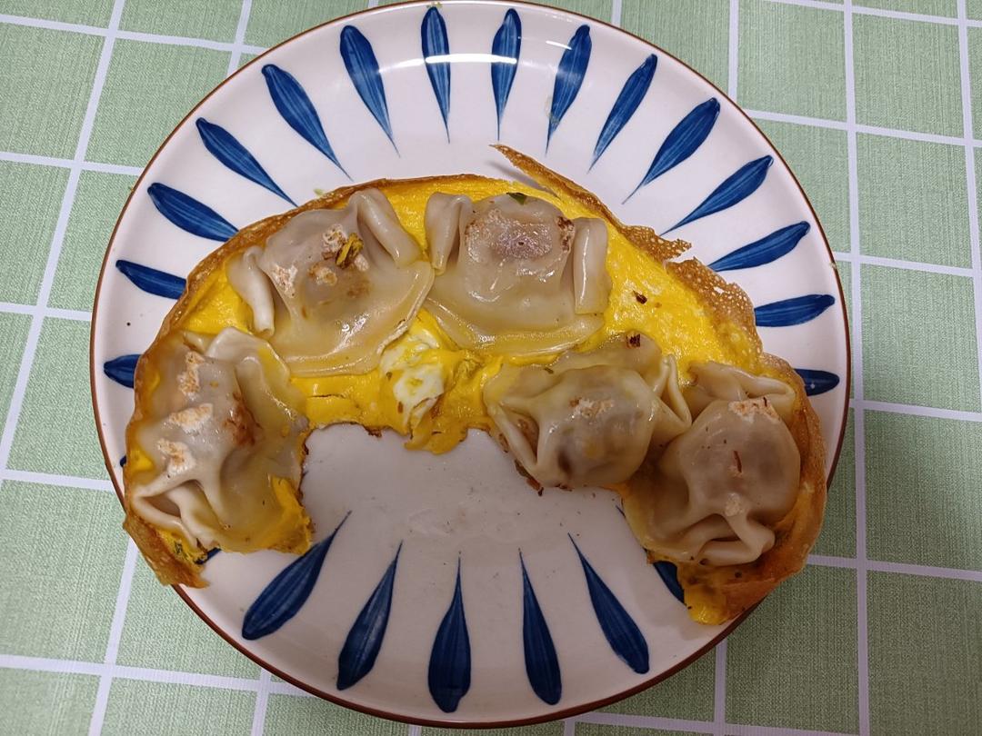 懒人快手抱蛋煎饺