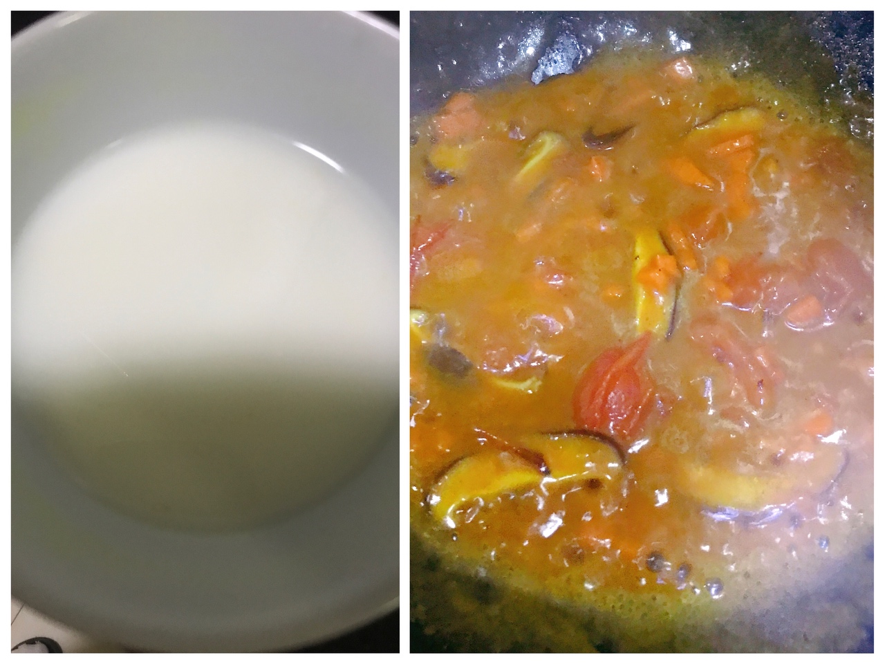🍲咖喱浓汤面的做法 步骤5