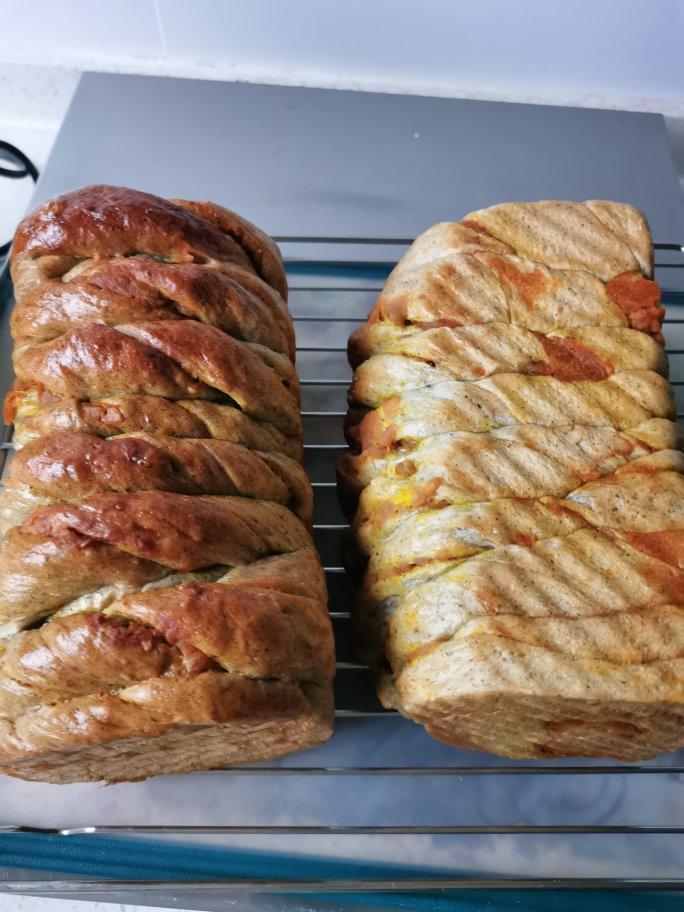 黑芝麻南瓜吐司